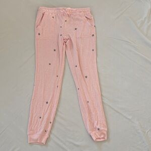 Kids Splendid Pink Starry Joggers